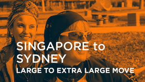 Singapore to Sydney - LARGE TO EXTRA LARGE MOVE
