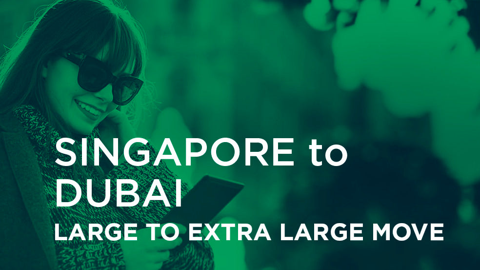 Singapore to Dubai - LARGE TO EXTRA LARGE MOVE