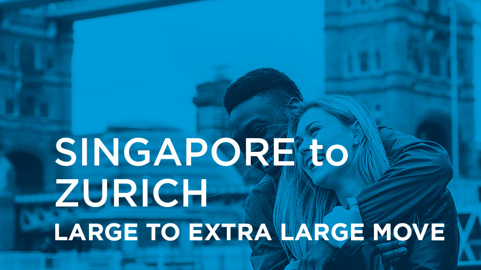 Singapore to Zurich - LARGE TO EXTRA LARGE MOVE