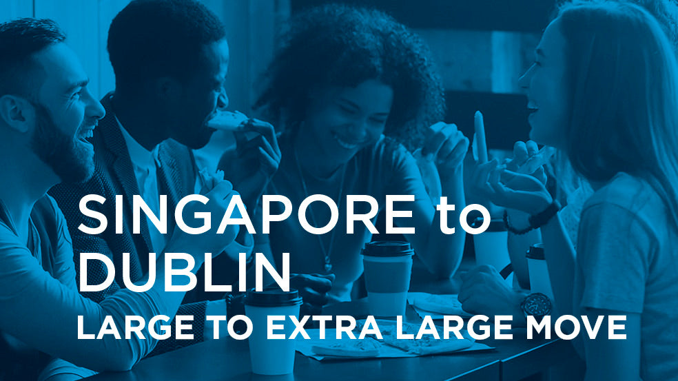 Singapore to Dublin - LARGE TO EXTRA LARGE MOVE