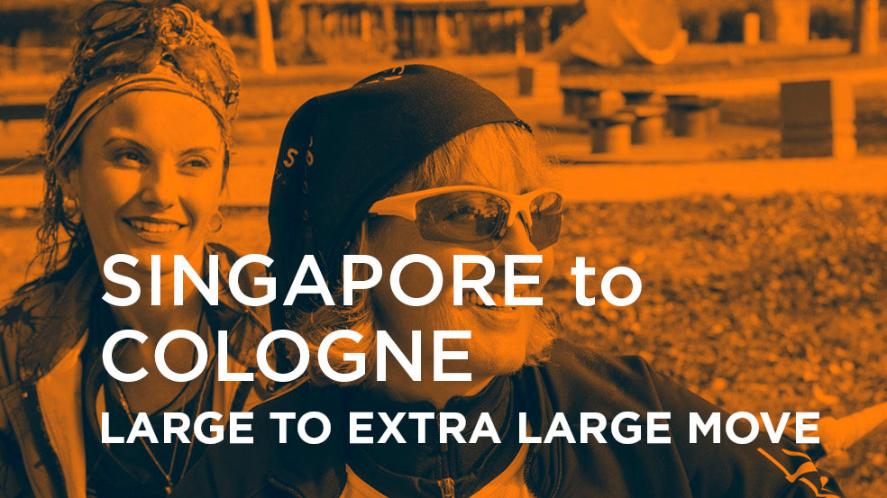 Singapore to Cologne - LARGE TO EXTRA LARGE MOVE