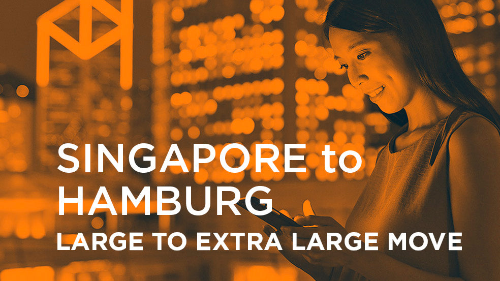 Singapore to Hamburg - LARGE TO EXTRA LARGE MOVE