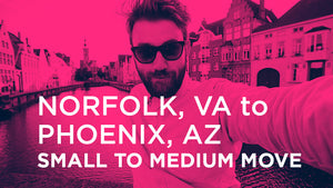 Norfolk VA to Phoenix AZ | SMALL TO MEDIUM MOVE