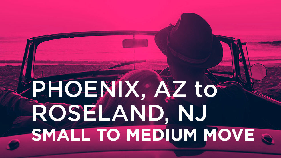 Phoenix AZ to Roseland NJ | SMALL TO MEDIUM MOVE