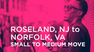 Roseland NJ to Norfolk VA | SMALL TO MEDIUM MOVE