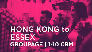Hong Kong to Essex | GROUPAGE | 1-10 cbm