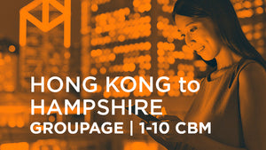 Hong Kong to Hampshire | GROUPAGE | 1-10 cbm