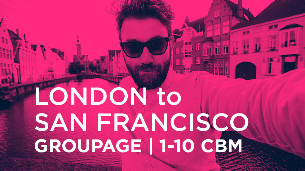 London to San Francisco | GROUPAGE | 1-10 cbm