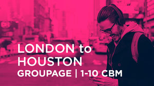 London to Houston | GROUPAGE | 1-10 cbm