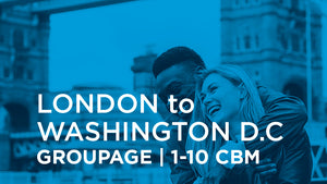 London to Washington | GROUPAGE | 1-10 cbm