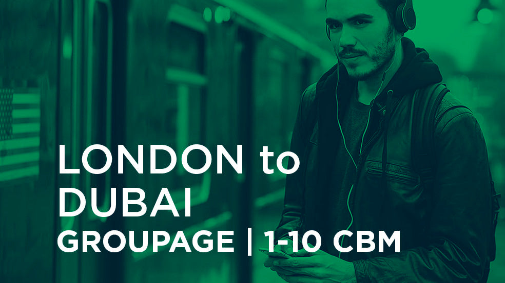 London to Dubai | GROUPAGE | 1-10 cbm